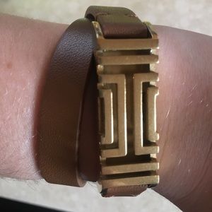 Tory Burch Leather Wrap Bracelet for Fitbit